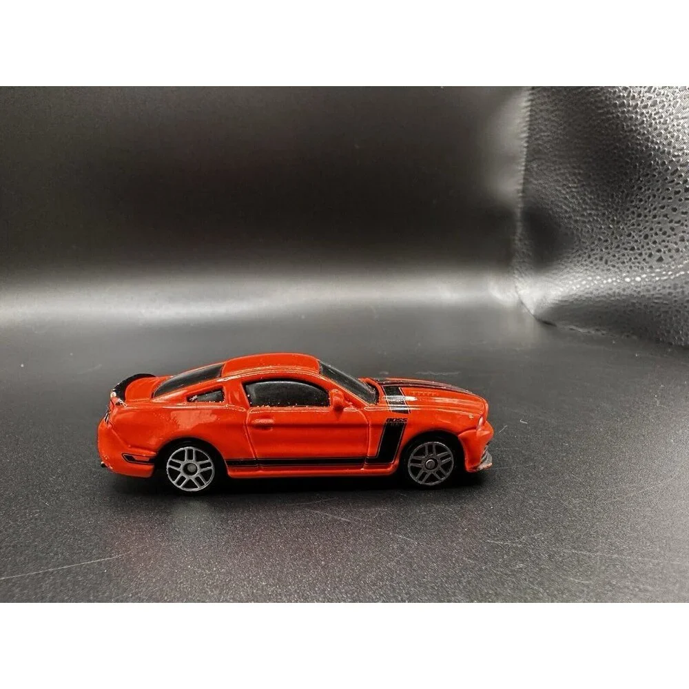 2012 Ford Mustang Boss 302‎ Orange Maisto 1:64 Scale Diecast Car Loose GUC